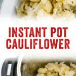 Instant Pot Cauliflower