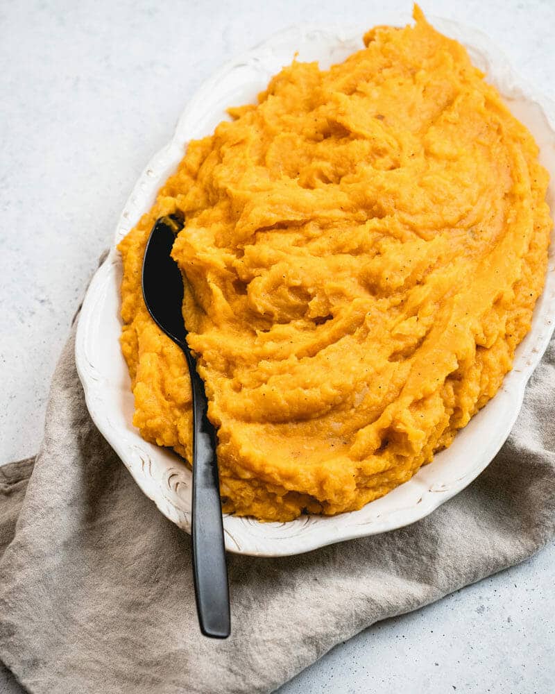 Healthy mashed sweet potoates