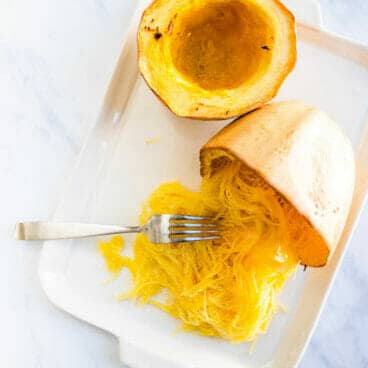 Roasted spaghetti squash