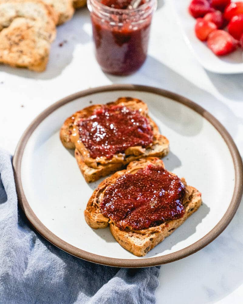 Homemade strawberry jam