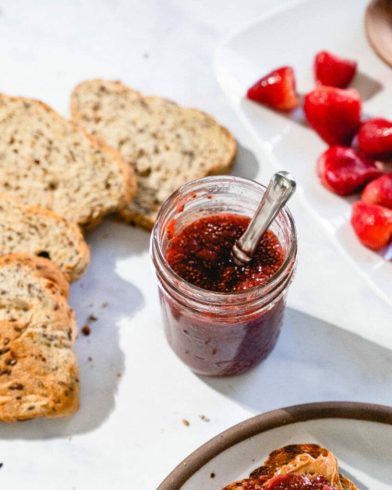 Vegan strawberry jam