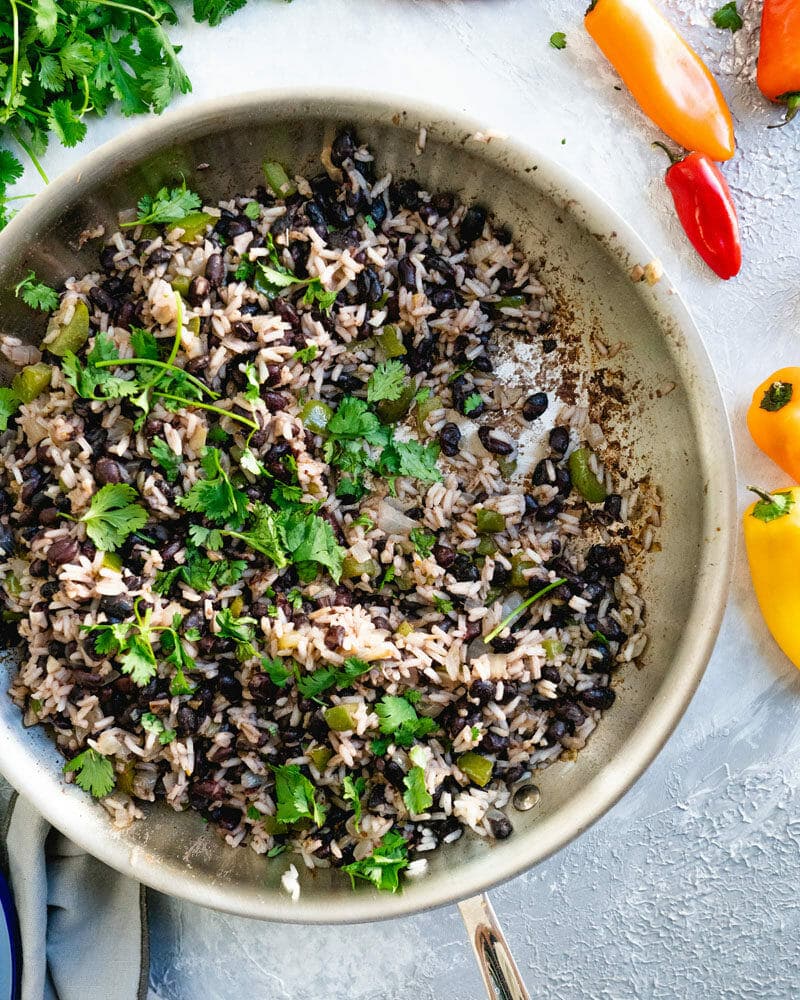 Black beans and rice
