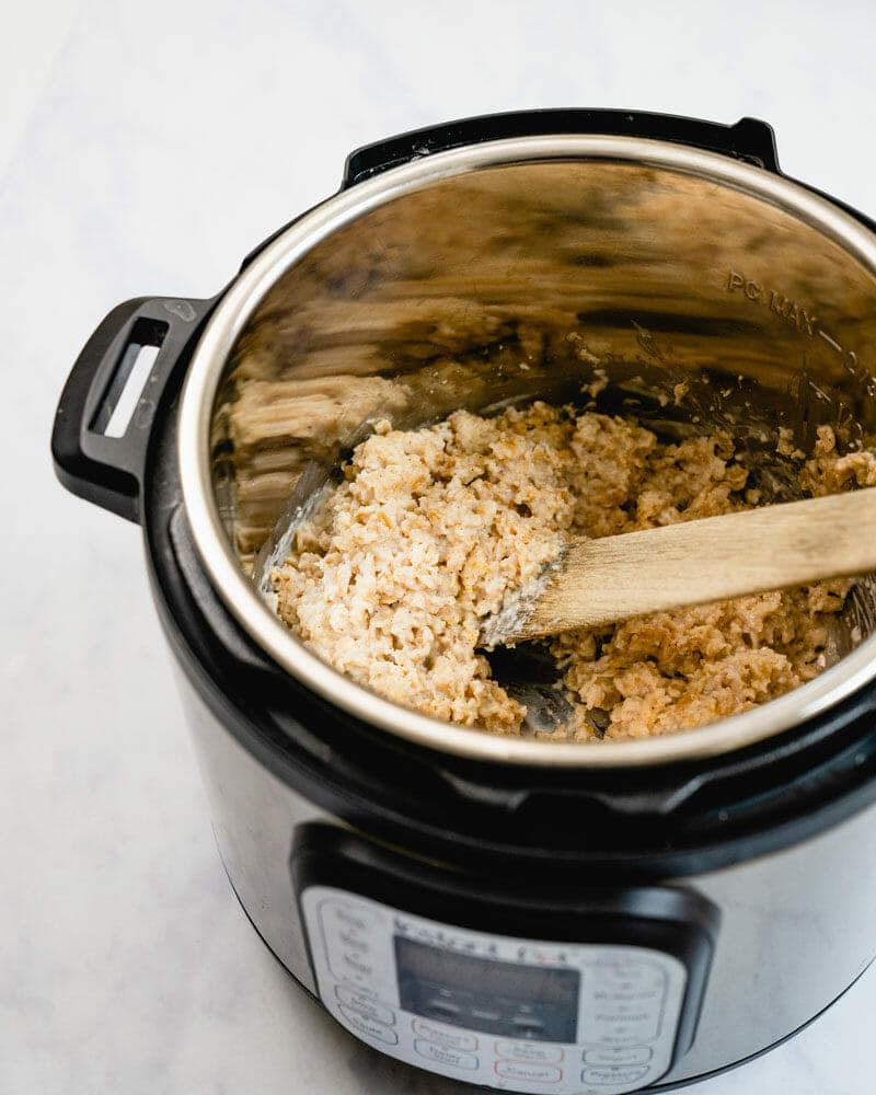 Quick release and stir