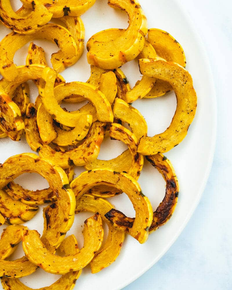 Roasted delicata squash