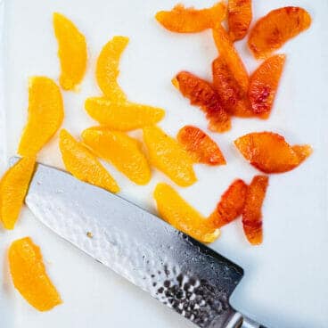 How to cut an orange