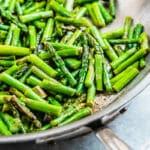 Sauteed asparagus