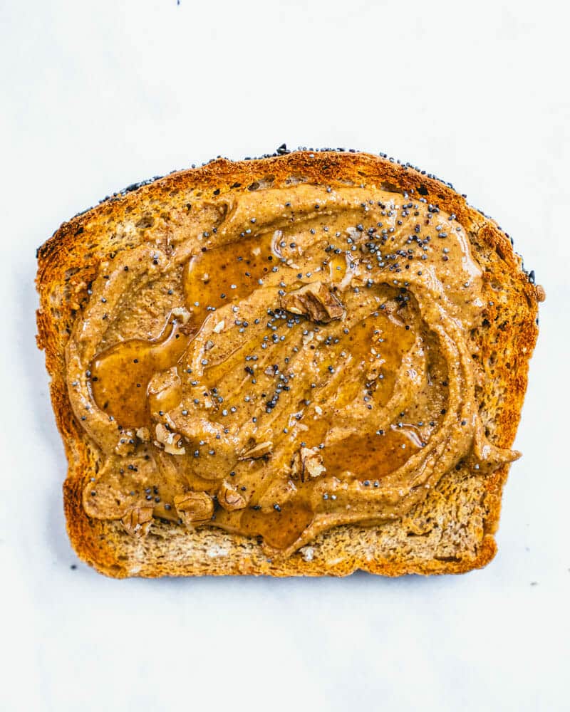 Toast with nut butter