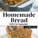 Homemade Bread for Sandwiches