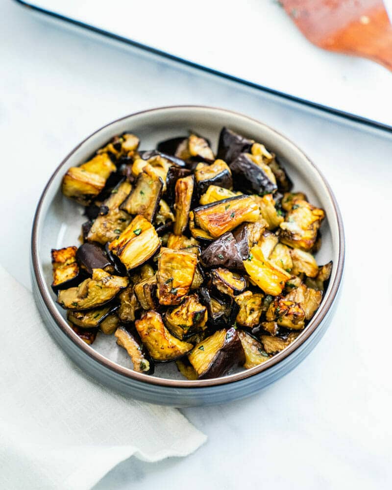 Roasted eggplant