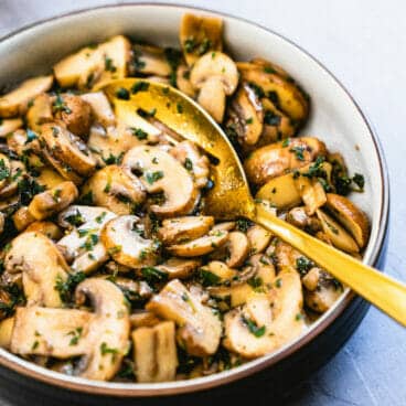 Sauteed mushrooms