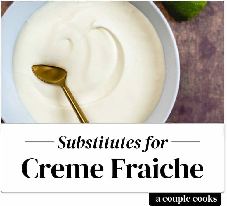 Substitute for creme fraiche