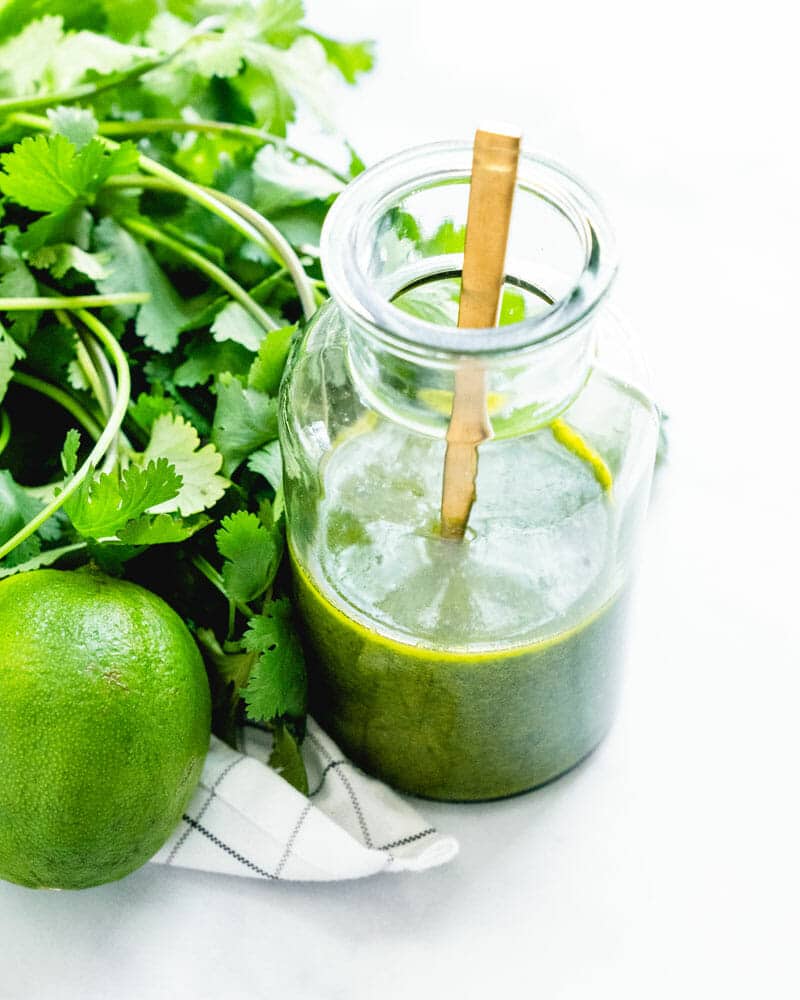 Cilantro lime vinaigrette