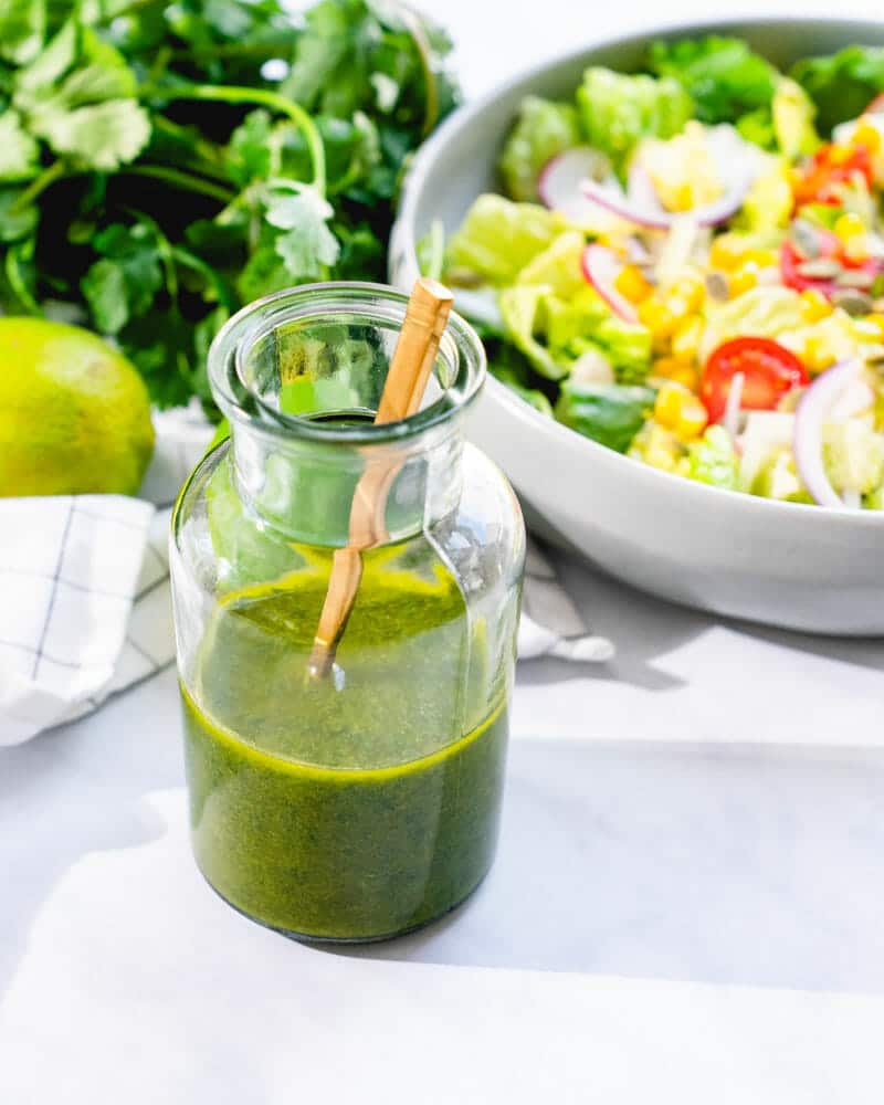 Cilantro lime vinaigrette