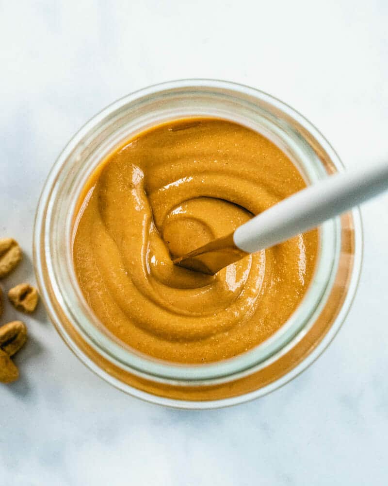 Peanut butter in jar