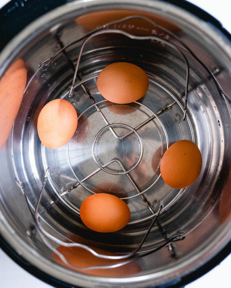 Instant Pot soft boiled eggs