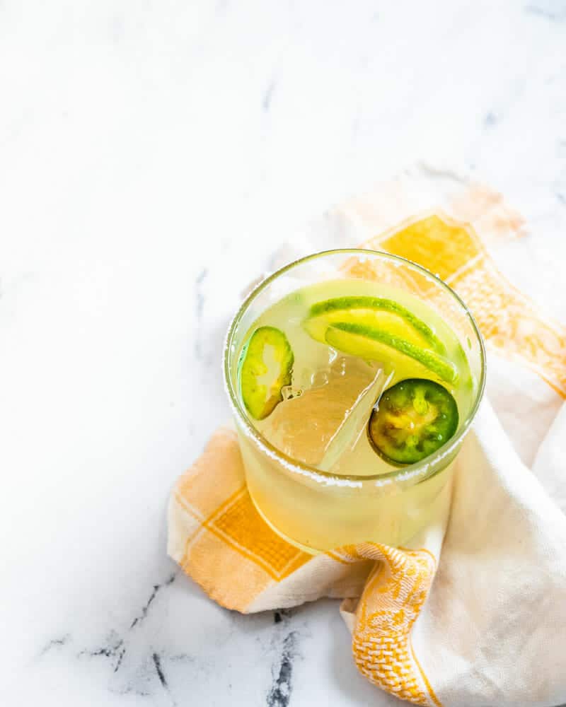 Spicy jalapeno margarita