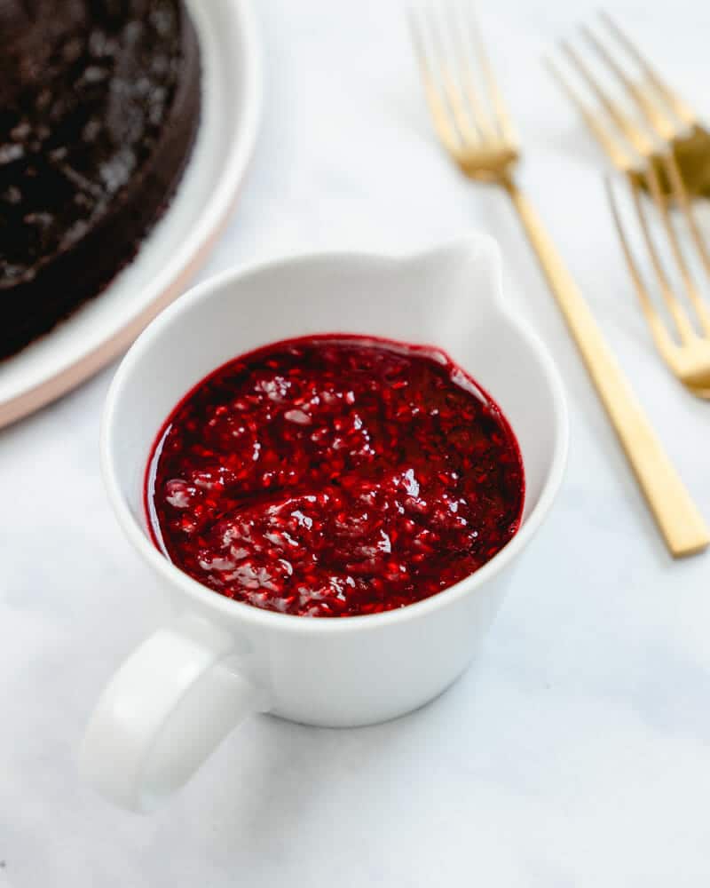 Raspberry compote