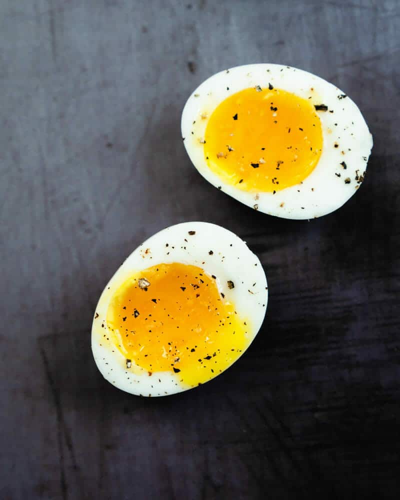 Soft boiled eggs