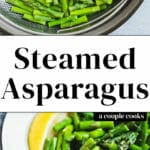 Steamed Asparagus