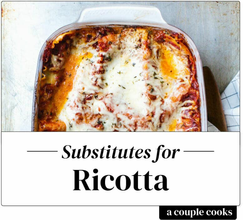 Substitute for Ricotta