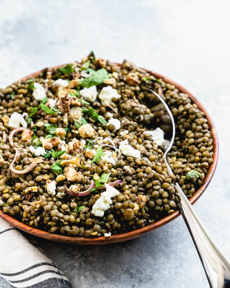 French lentil salad