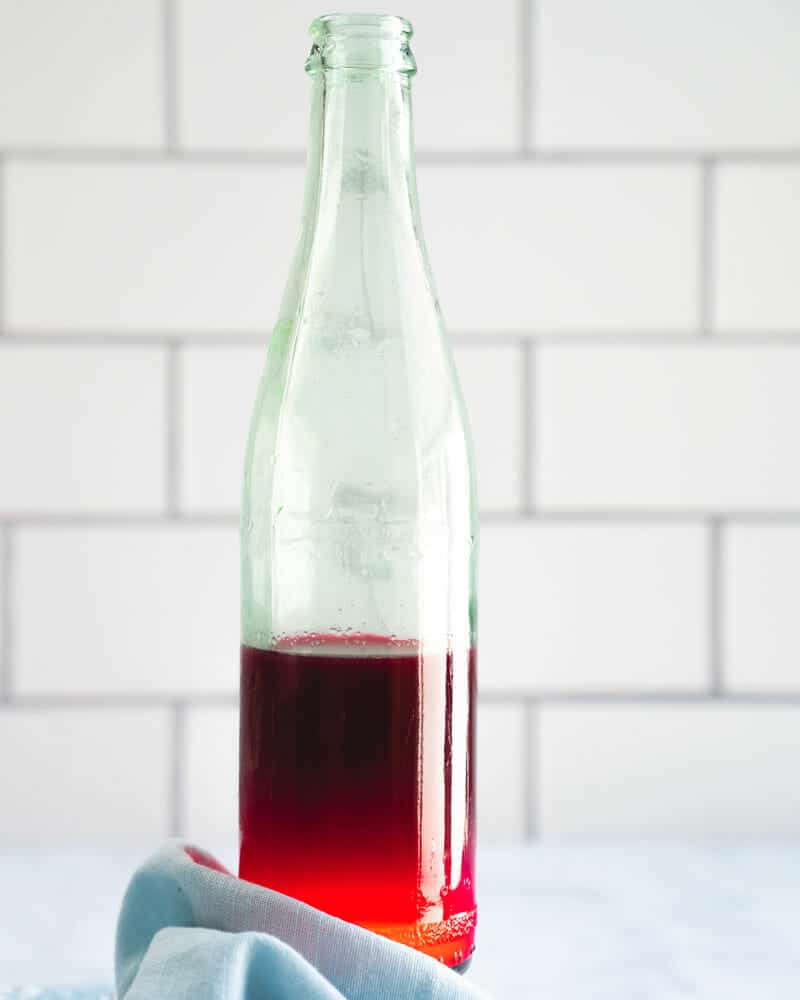 Homemade grenadine syrup