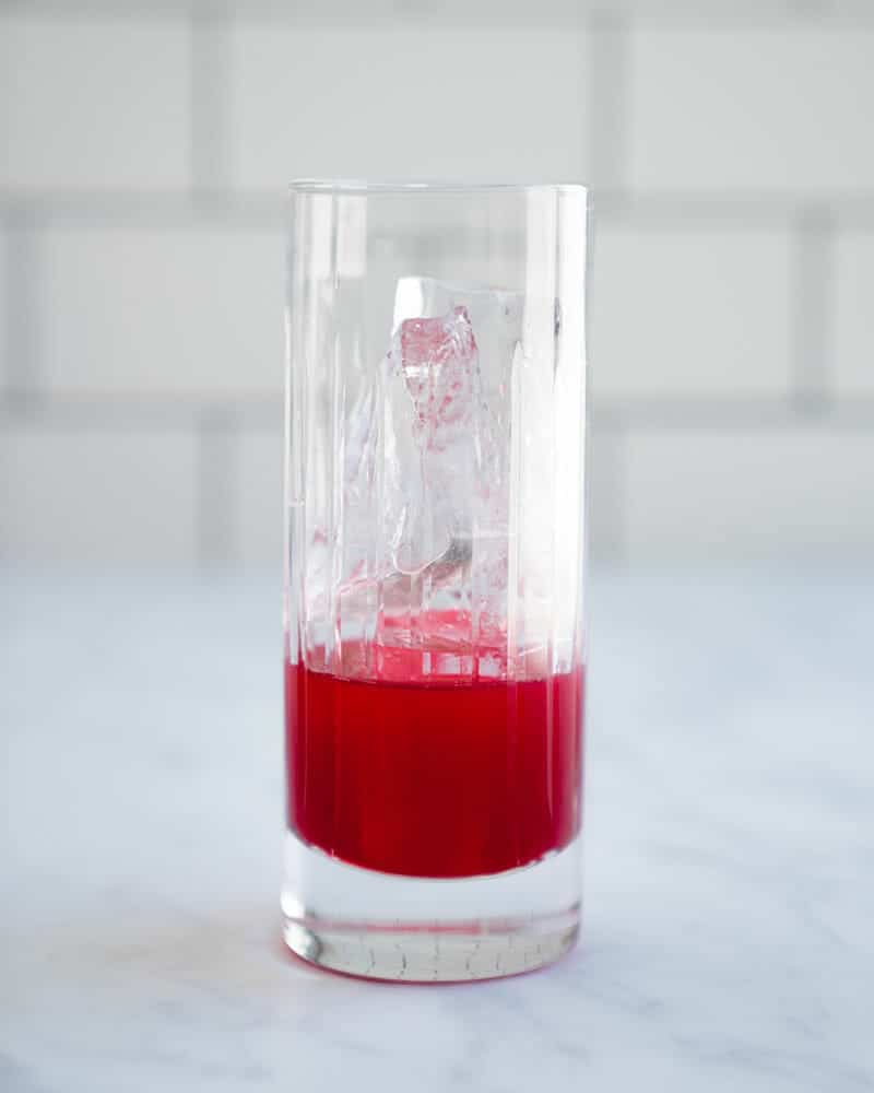 Homemade grenadine