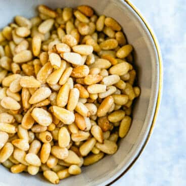 Toasted pine nuts
