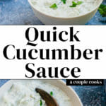 Quick Cucumber Sauce