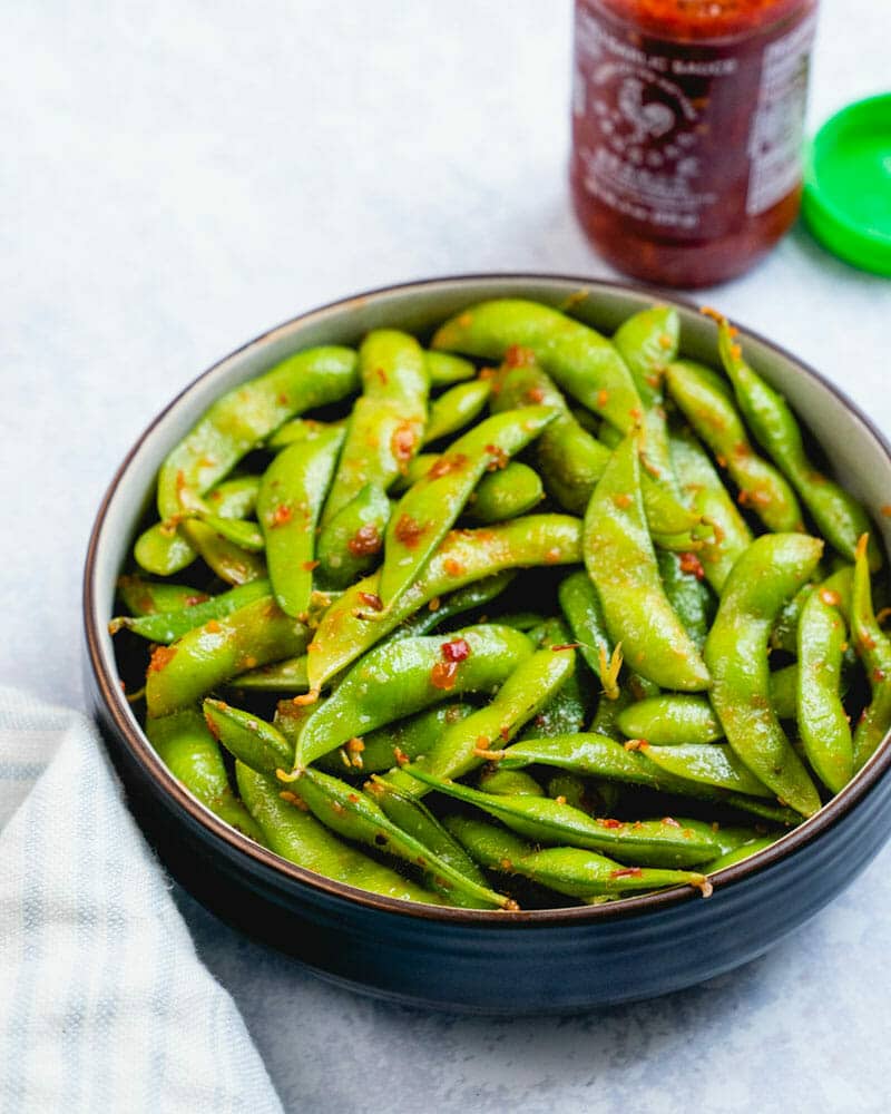 Spicy edamame