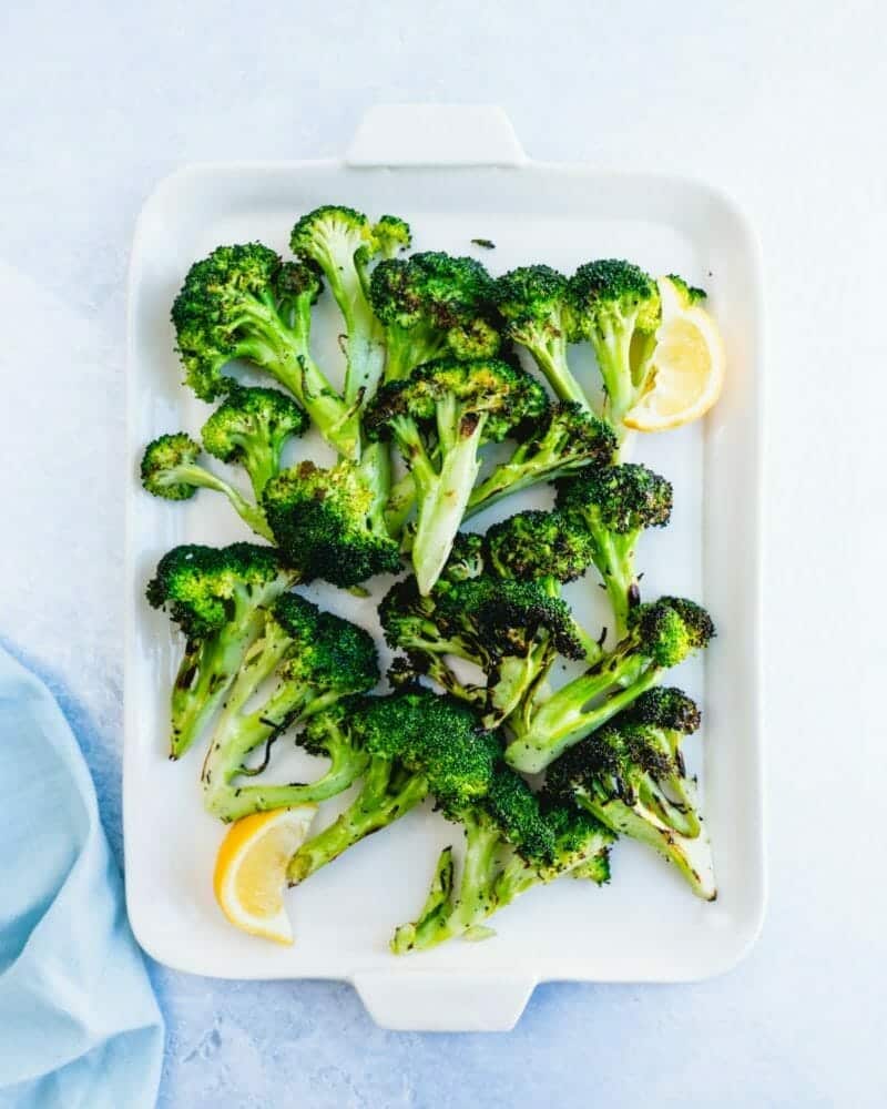 Grilled broccoli
