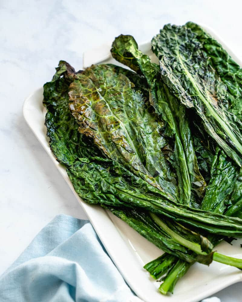 Grilled kale