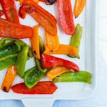 Grilled peppers