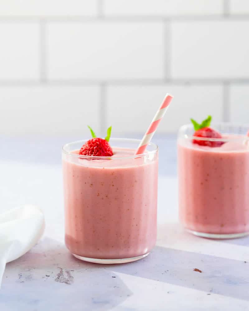 Strawberry banana smoothie