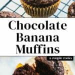 Chocolate Banana Muffins