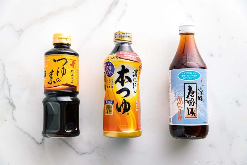 Mentsuyu / Tsuyu (Japanese Noodle Soup Base) | Easy Japanese Recipes at fancyfoodsshow.com