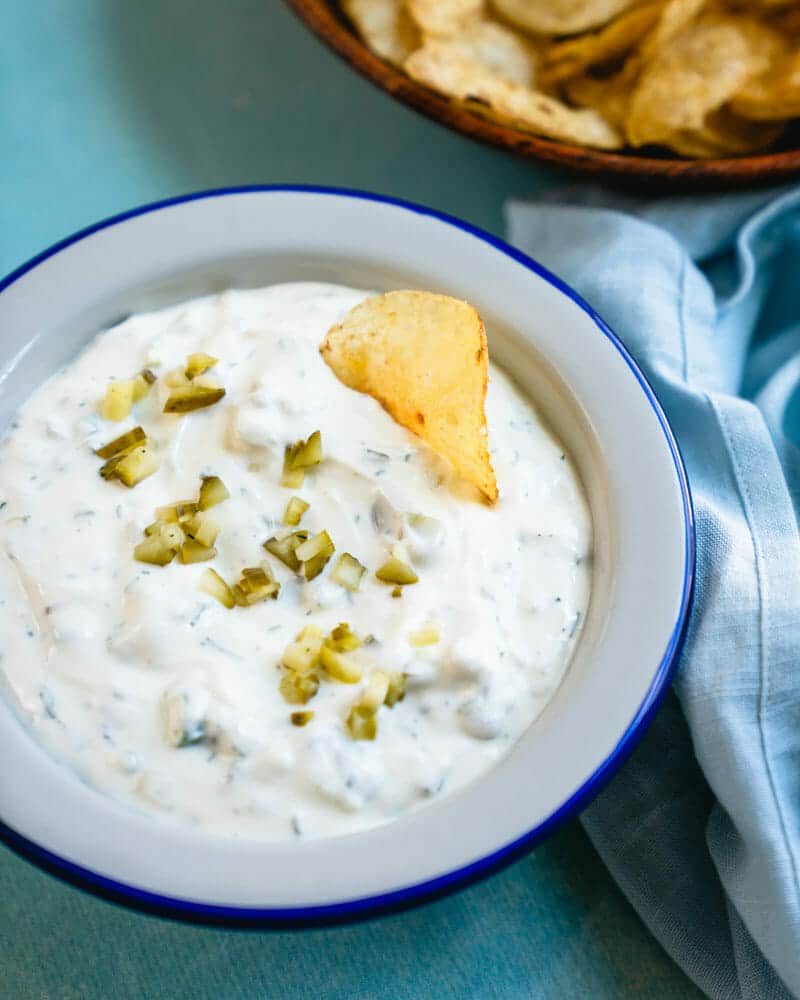 Dill pickle dip