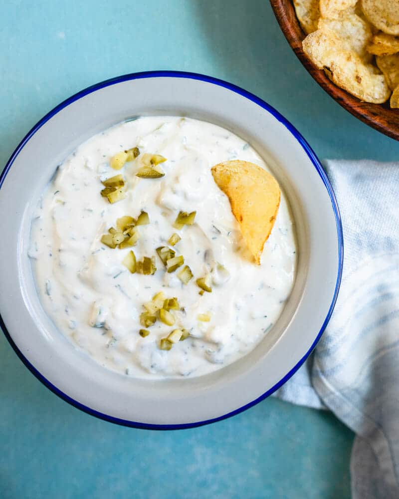 Dill pickle dip