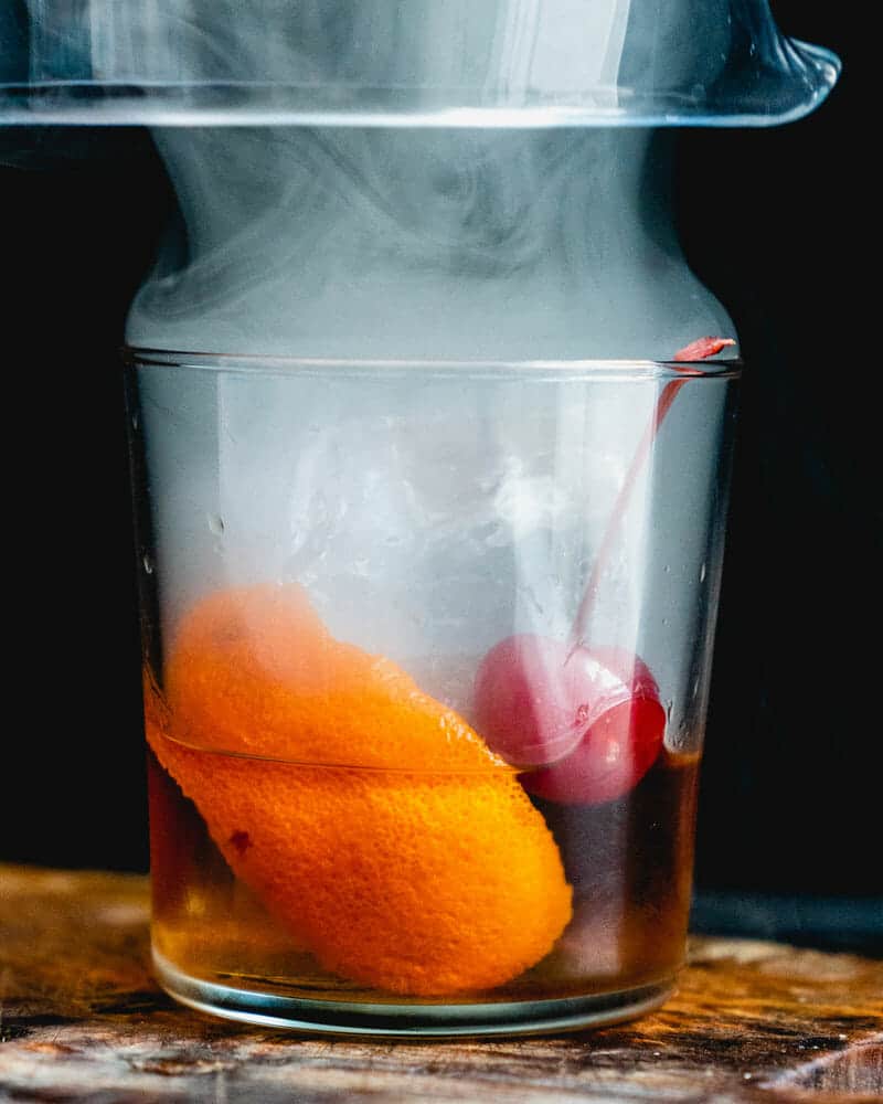Smoked old fashioned