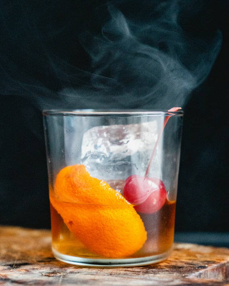 Smoked old fashioned