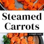 Steamed Carrots
