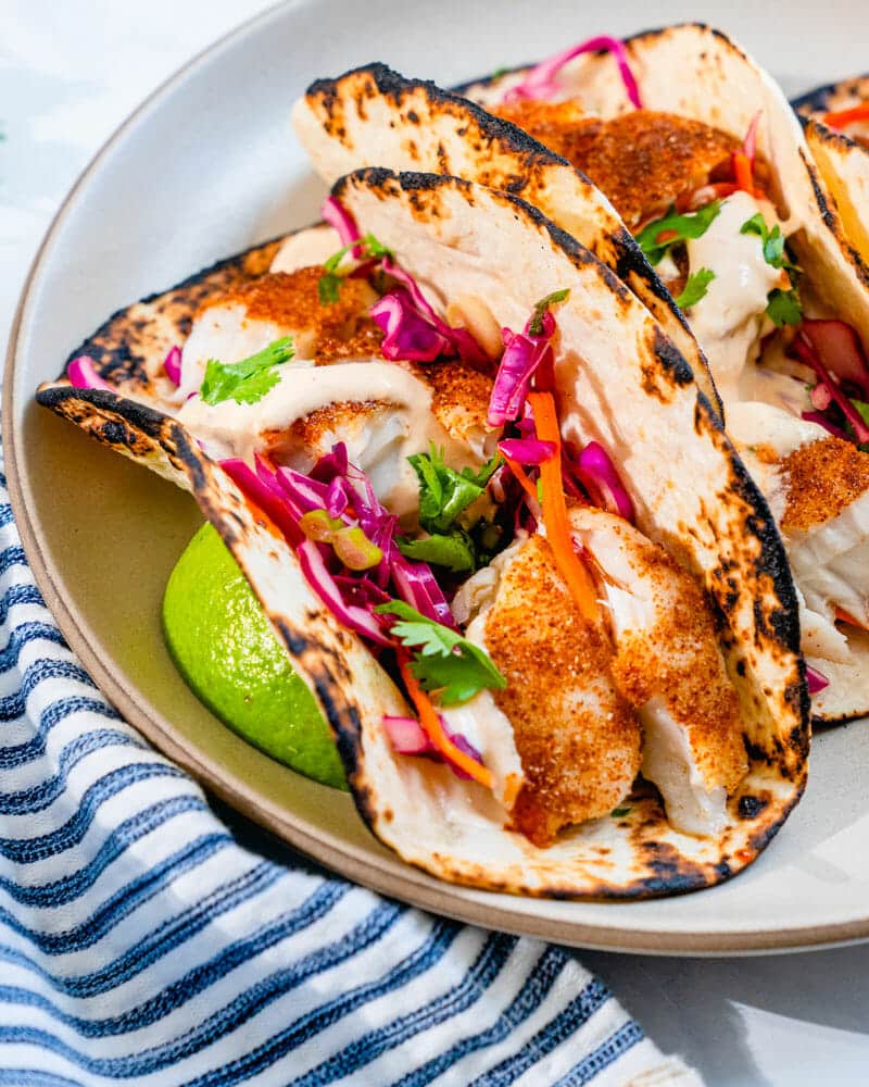 Tilapia fish tacos