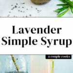 Lavender Simple Syrup
