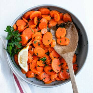 Steamed carrots