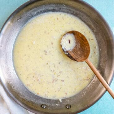 White wine sauce