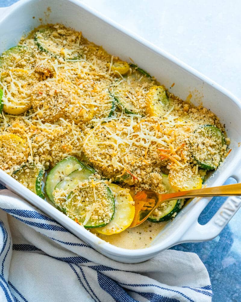 Zucchini and squash casserole