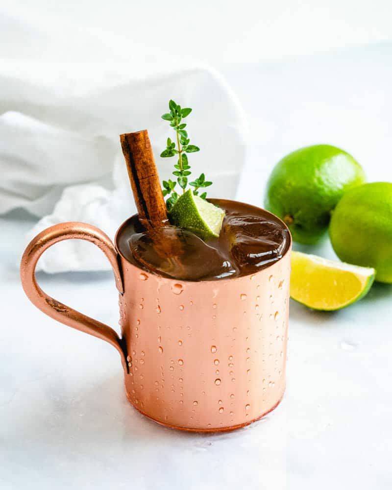 Apple cider mule