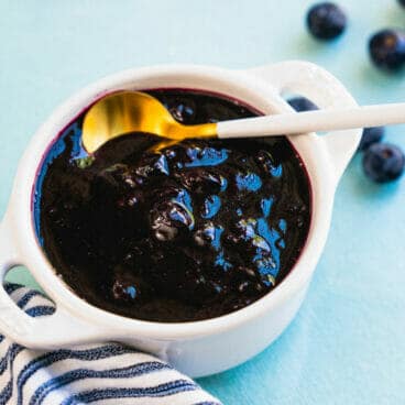 Blueberry compote