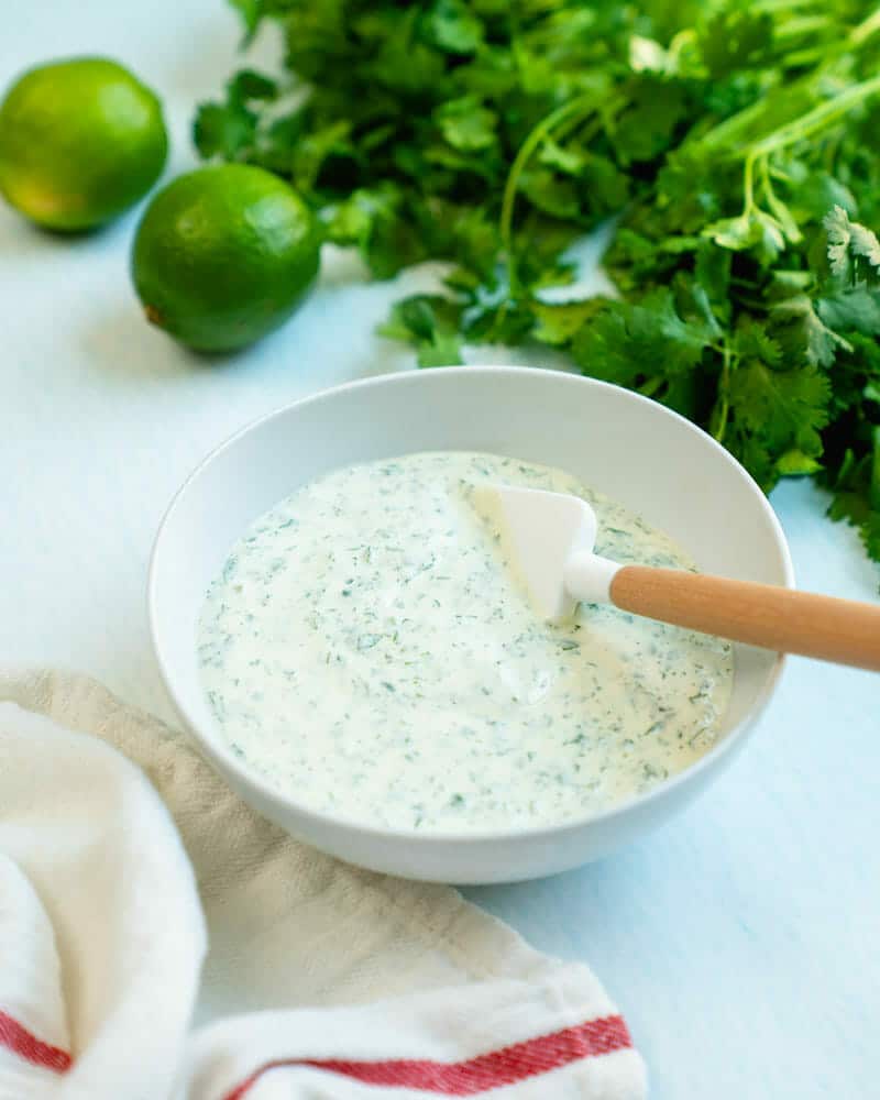Cilantro lime sauce
