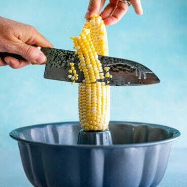 How to cut corn off of cob
